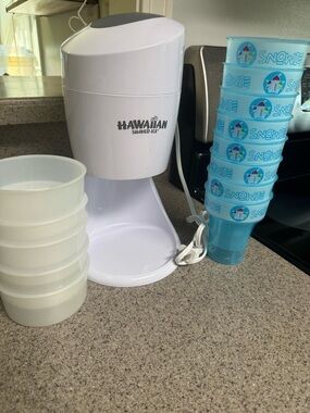 Hawaiian Shaved Ice Electric Shaver - White